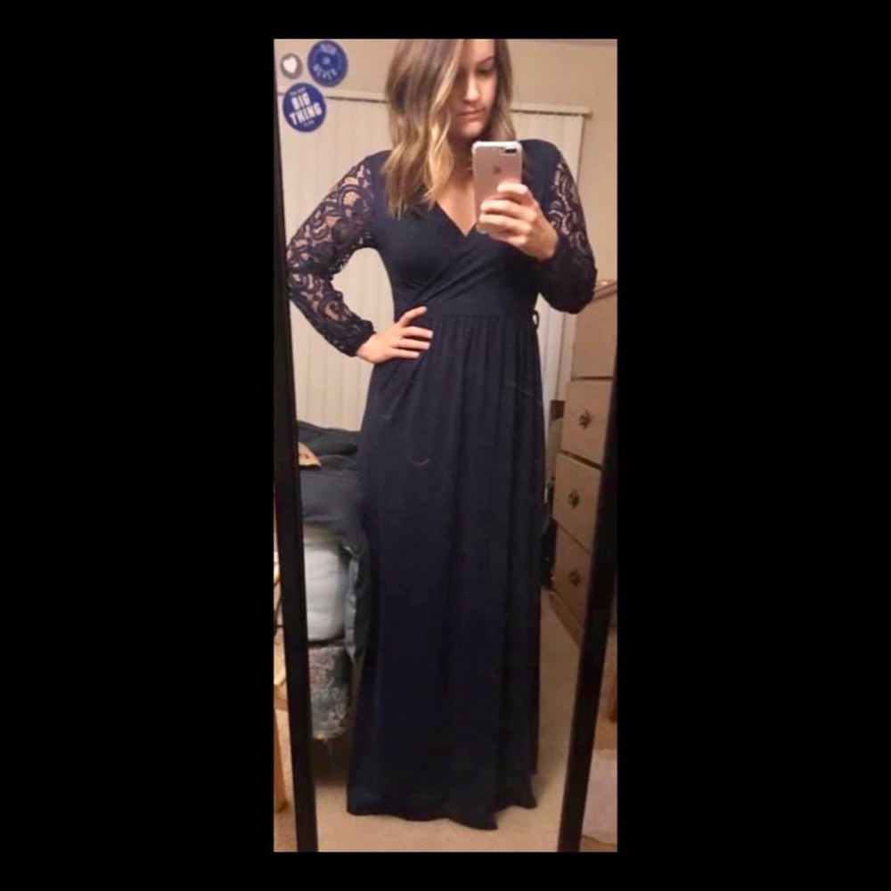 Navy Maxi Dress